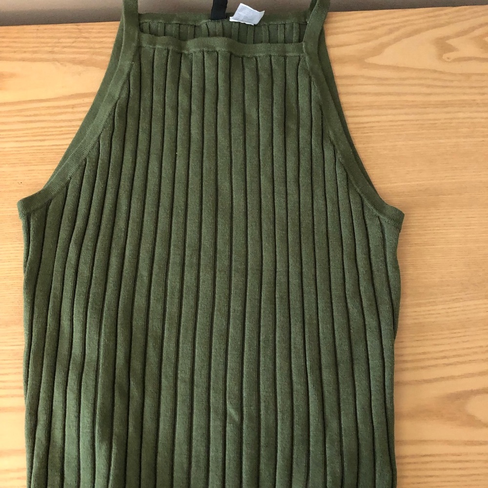 Green tank top